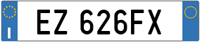 Truck License Plate